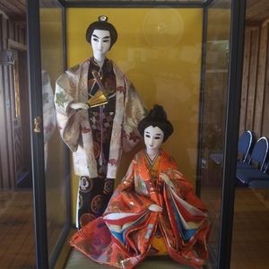 Hand stitched Japanese Dolls